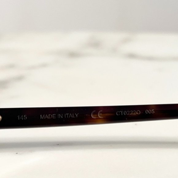 SOLD! Cartier Glasses Sunglasses C'decor Gold Tortoise - Picture 5 of 12